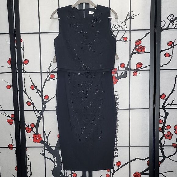 A.L.C. Julian Black Sequin Midi Skirt Set Size 4 - Picture 2 of 8